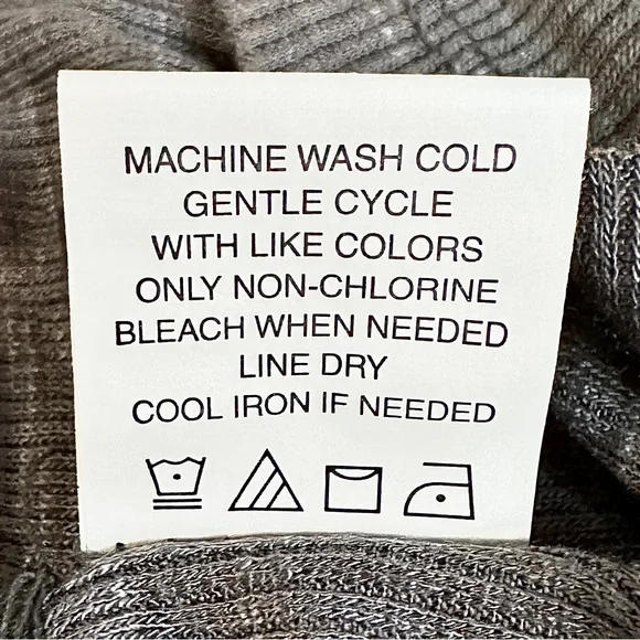 Eyeshadow Open Front Cardigan • Bell Sleeves • Grey w/ Black Floral Embroidery - Picture 11 of 14